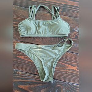 Express Sage Green Bikini Set